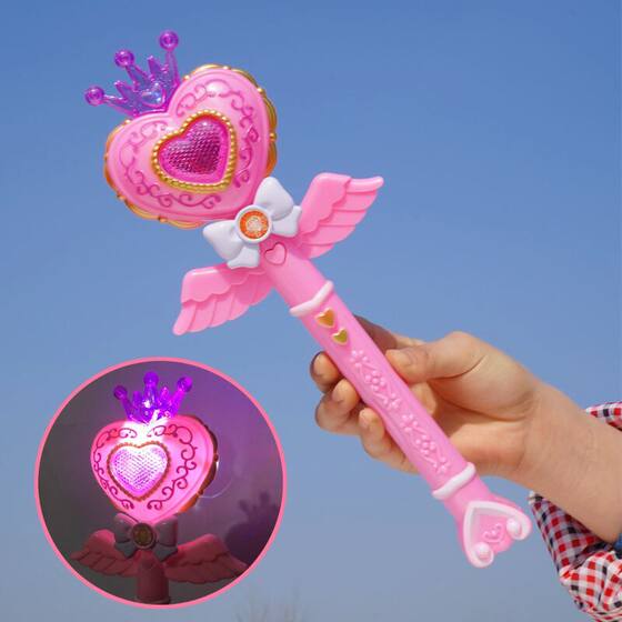 Magic Wand Girl Magic Fairy Wand Girl Birthday Gift Glowing Fairy Wand Toy Crown Children's Day