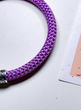 高光泰蜡紫气东来盘缠手绳手链男女闺蜜礼物更多颜色可定制