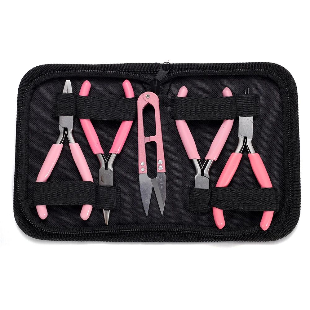 1set of tools for making jewelry tool set organizer pliers t-图2