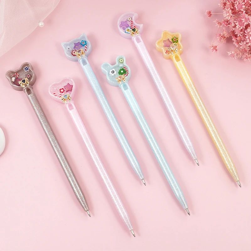 Kawaii Pen Silicone Mold DIY Starmoon Epoxy Resin Mold Cat R-图1