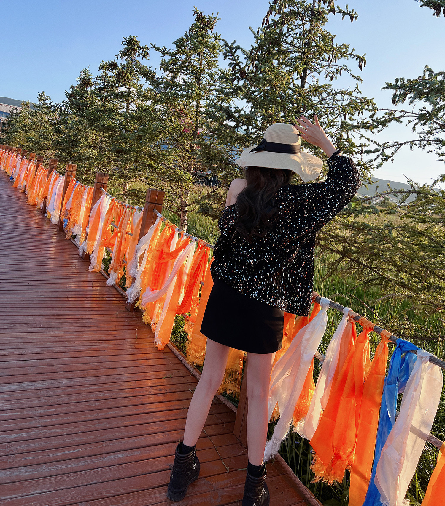 RUBBIT23早秋新品 银河星空针织开衫 有质重工感亮片中长款外套女,淘宝优惠券,粉丝福利购,淘宝优惠卷