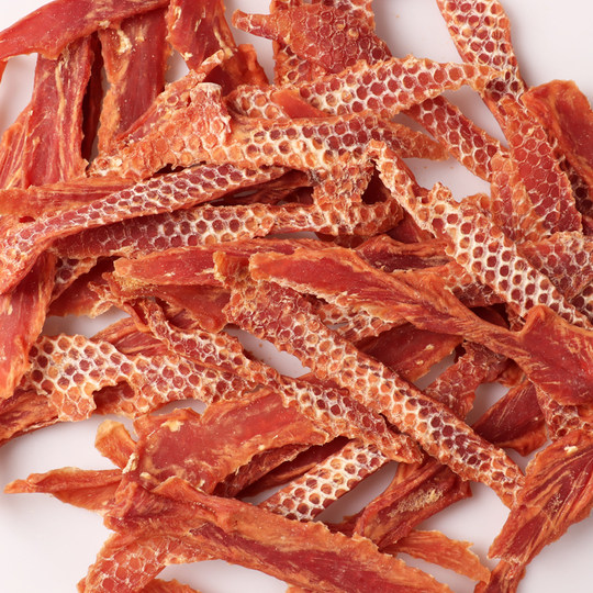 益和狗零食鸡肉干鸭胸肉干鸭肉薯条400g金毛法斗泰迪训练狗狗零食