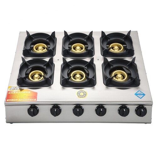 低压煲仔炉商用多头煤气砂锅黄焖气灶天然气不锈钢鸡灶四六八眼燃 - 图3