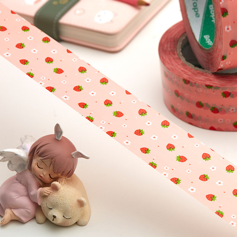 草莓封箱胶带可爱清新ins胶纸电商打包封箱胶少女网红封口胶布,淘宝优惠券,粉丝福利购,淘宝优惠卷