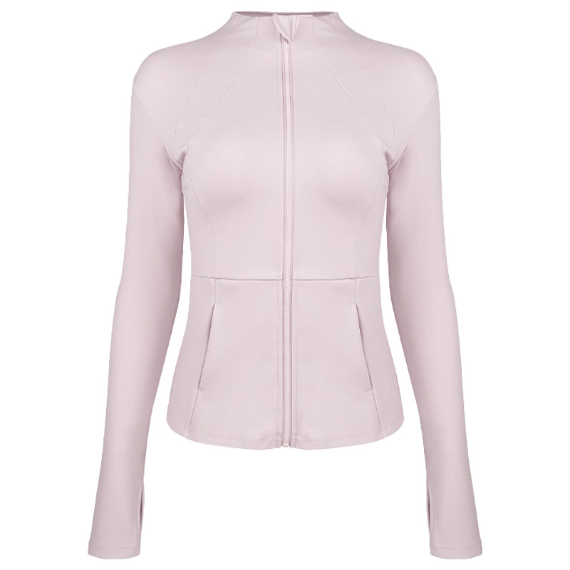 薄绒运动外套女立领拉链开衫防风保暖瑜伽服透气专业跑步健身夹克,淘宝优惠券,粉丝福利购,淘宝优惠卷