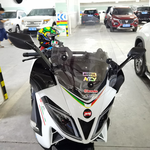 改装后视镜前移座码折叠反光镜阿普利亚SRMAX250 250GT SR MAX300 - 图1