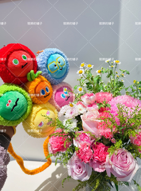 五月天魔胡胡萝卜娃衣成品钩织五球花花头套阿信盲盒球纯手工演唱