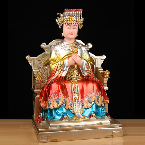 妈祖神像天妃天后天上圣母湄洲岛海神娘娘圣女像体真身树脂摆件像_虎窝淘