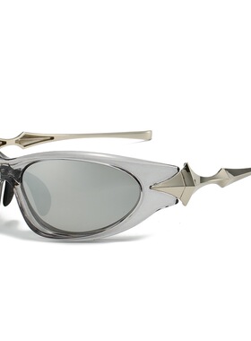 罗一舟同款墨镜废土朋克Y2K星芒太阳墨镜凹造型时髦男女个性潮流