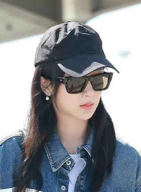 杨紫同款黑色墨镜女2023新款