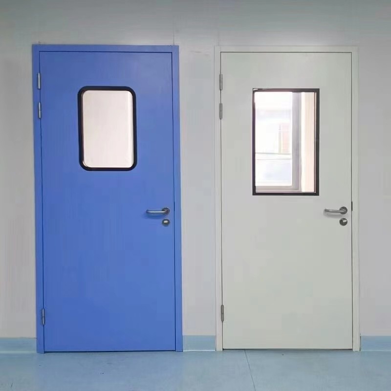 净化门钢制门实验室气密门医院洁净无尘车间烤漆钢质门单开双开门_虎窝淘