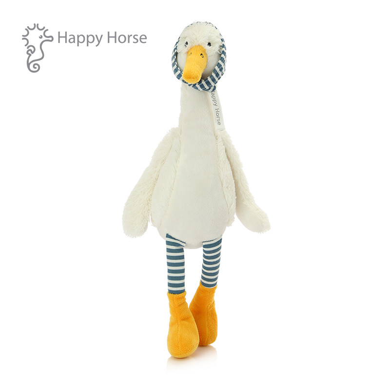 happyhorse毛绒玩具白鸭子宝小公仔 happyhorse玩具毛绒布艺类玩具
