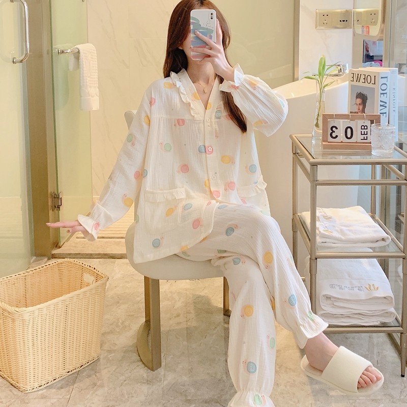  qusmiyan秋水名媛睡衣/家居服套装