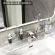 Faucet suction cup storage rack bathroom toilet