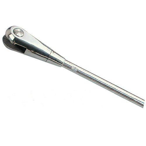 304不锈钢玻璃雨棚拉杆配件玻璃幕墙拉索雨棚斜拉杆锁头M12-M30 - 图3