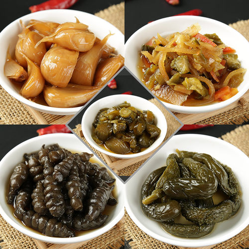 扬州特产三和四美酱菜老字号咸菜下饭菜咸甜脆腌制乳黄瓜瓶装375g - 图1