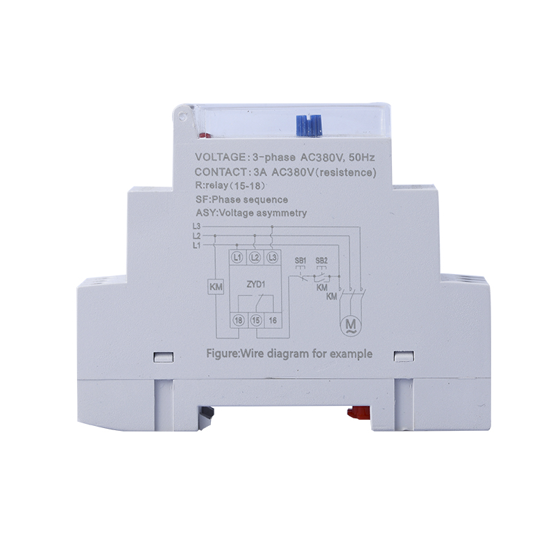 卓一ZYD1B电梯电机三相电源缺欠逆相断相相序保护器继电器AC380V - 图3