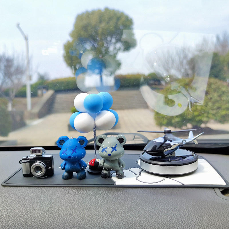 可爱暴力熊车载香水汽车香薰摆件车内除异味香氛太阳能飞机装饰女,淘宝优惠券,粉丝福利购,淘宝优惠卷