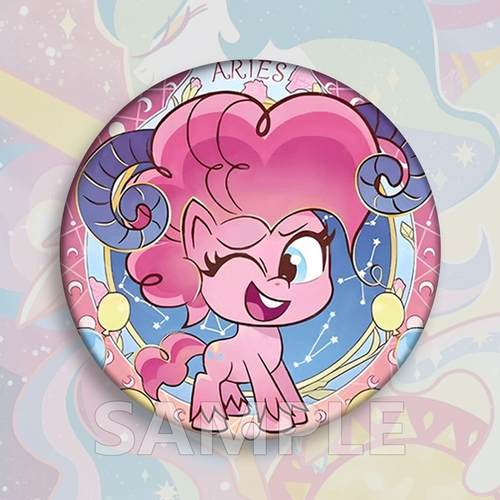 小马宝莉周边系列吧唧徽章碧琪紫悦柔柔云宝珍奇彩虹可爱新款胸针 - 图1