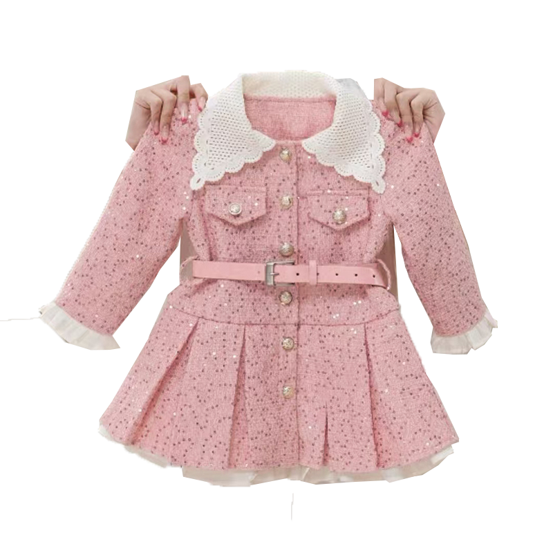 女童连衣裙秋冬2025新款洋气儿童时髦加厚外套裙子女孩冬季衣服潮,淘宝优惠券,粉丝福利购,淘宝优惠卷