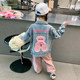女童外套2025新款春秋款儿童洋气时髦网红牛仔上衣秋装女孩夹棉潮