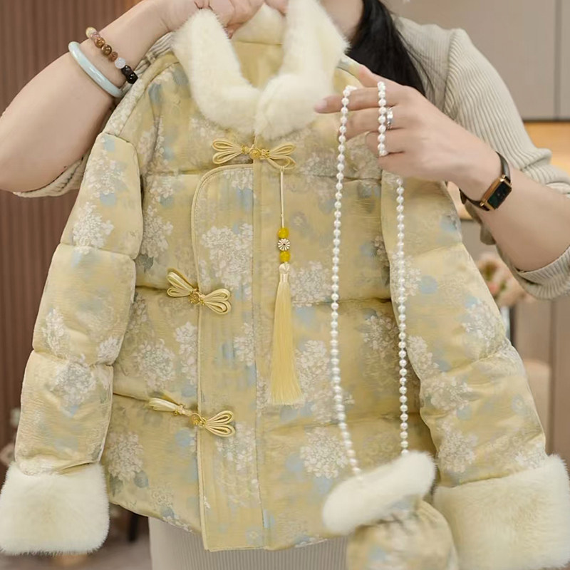 女童外套冬装2026新款儿童洋气国风潮流保暖中式上衣女孩冬季衣服,淘宝优惠券,粉丝福利购,淘宝优惠卷