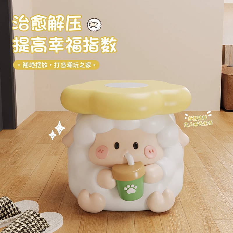 创意入户玄关换鞋凳门口可坐儿童可爱穿鞋凳家用客厅装饰落地摆件,淘宝优惠券,粉丝福利购,淘宝优惠卷