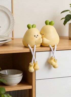 房间卧室置物架洞洞板吊脚娃娃摆件装饰品电视柜墙上创意可爱家居