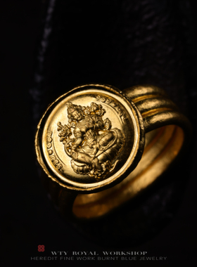 细工造办处足金绿度母·慧光