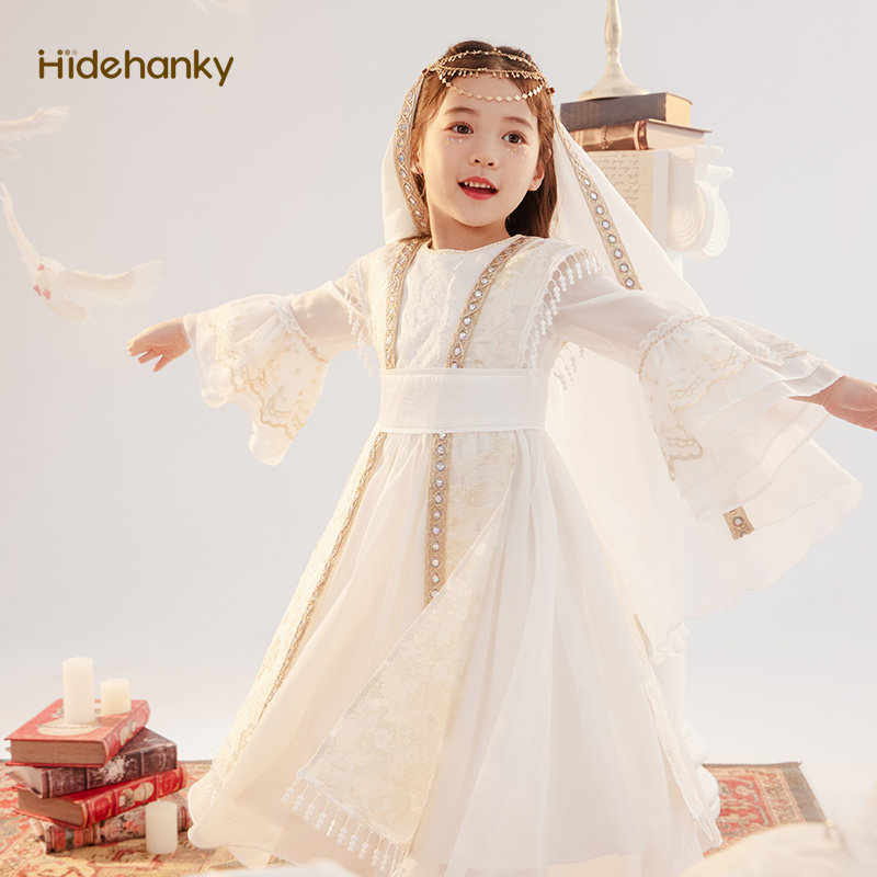 新疆民族服装女童儿童汉服西域公主裙连衣裙异域风情哈萨克演出服,淘宝优惠券,粉丝福利购,淘宝优惠卷