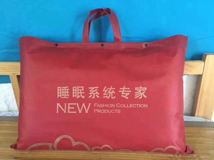 收纳袋可折叠无纺布枕芯包装袋子手提袋礼品袋纽扣款双人枕一个装,淘宝优惠券,粉丝福利购,淘宝优惠卷