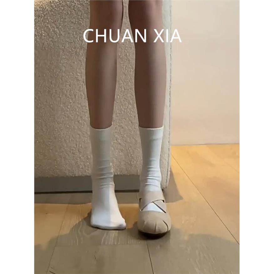 羊皮版~复古交叉带玛丽珍鞋女内增高圆头单鞋浅口配裙子芭蕾舞鞋,淘宝优惠券,粉丝福利购,淘宝优惠卷