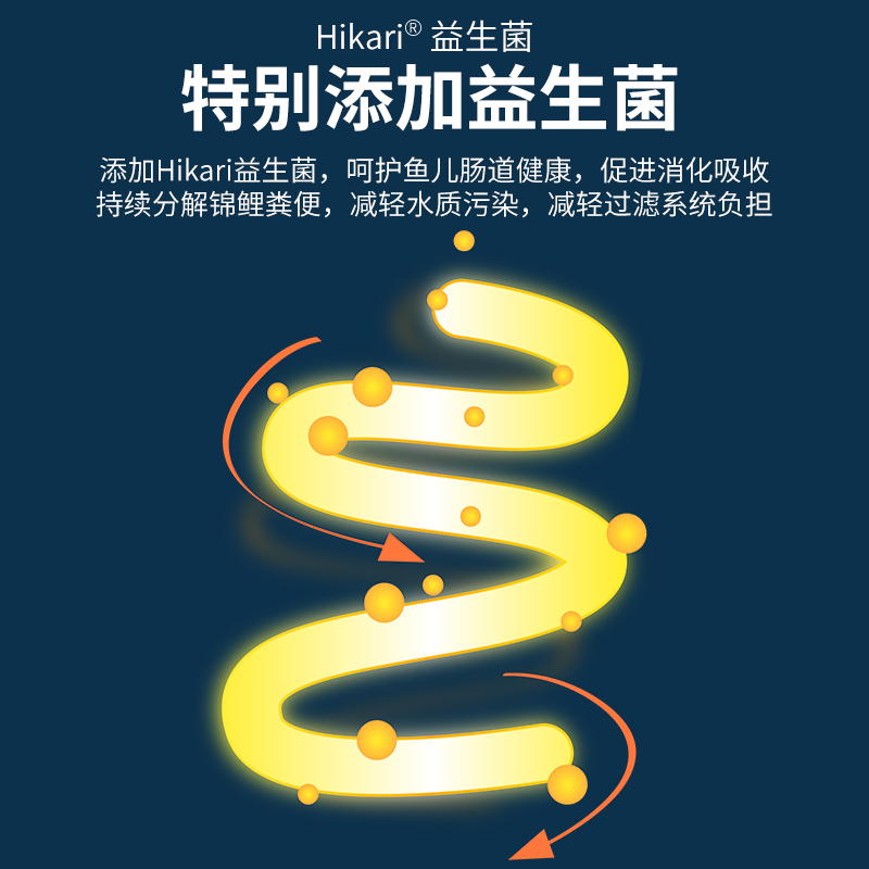 日本樱花锦鲤饲料高够力hikari育成色扬增体低水温神阳上浮鱼饲料-图0