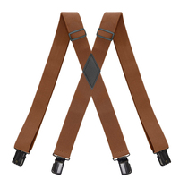 Style Harness Clip 3 5cm Mens shirt Western pants Pants Strap with Ins Hot European style Fat Man Harness Casual Four Clip Harnesses