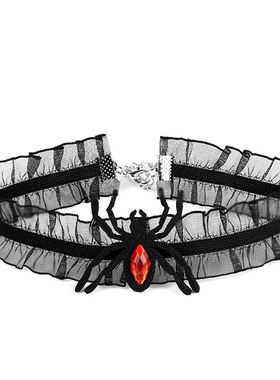 蕾丝女颈圈锁骨链花朵