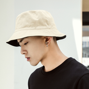 日系潮牌时尚双面ins渔夫帽