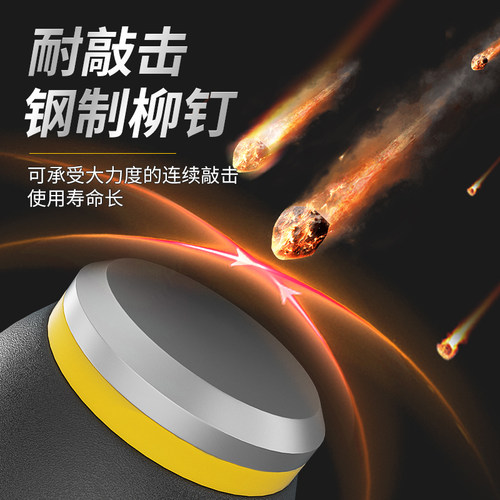 得力一字穿心螺丝刀敲击加粗镙丝刀平口改锥套装十字梅花起子加长 - 图2