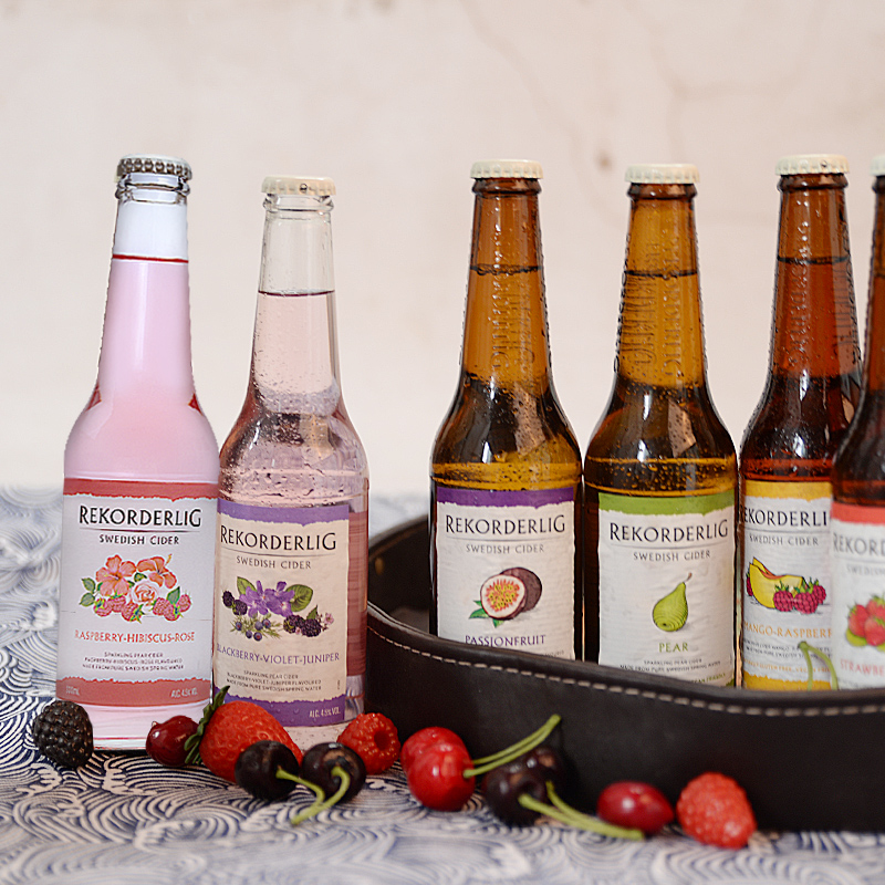 6瓶330ml Rekorderlig cider瑞可德林西打酒瑞典原装进口女生果酒 - 图0