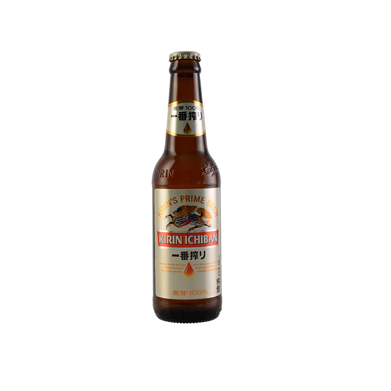国产整箱 KIRIN BEER麒麟啤酒 330ml*24小瓶麒麟一 …