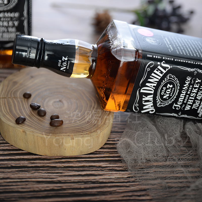 美国进口带珠杰克丹尼威士忌 jack daniels whiskey洋酒700ml-图1