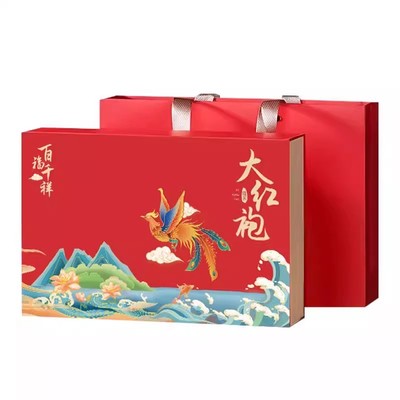 武夷高山大红袍乌龙茶岩茶金骏眉正山小种茶高端礼盒装年货送礼品