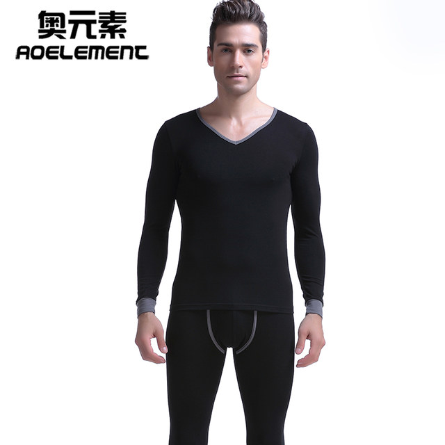 Ao Element Men's Thin Cotton Basic Base Shirt