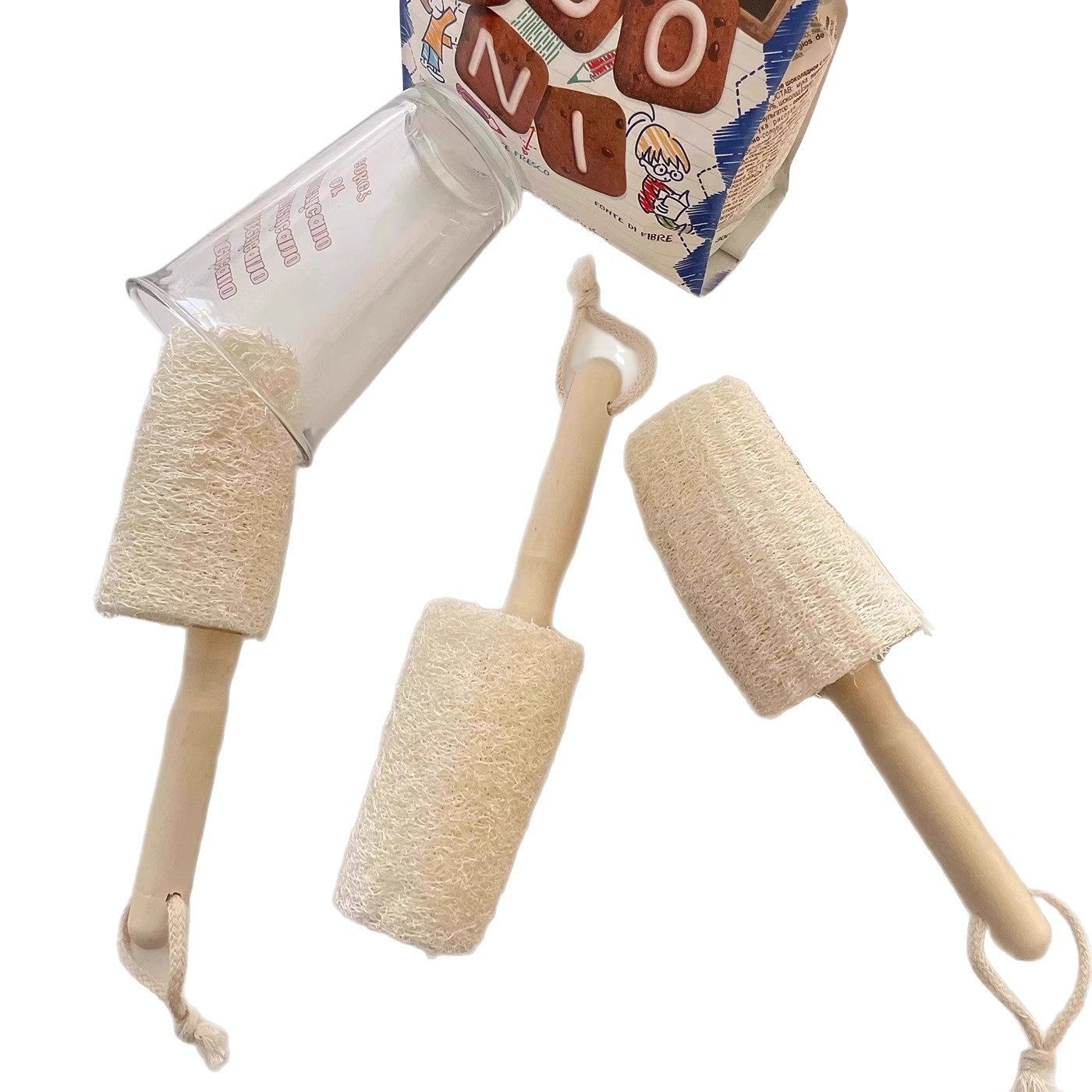 实木柄丝瓜络洗杯刷挂式长柄杯刷家用不沾油洗锅刷复古带柄洗碗刷,淘宝优惠券,粉丝福利购,淘宝优惠卷