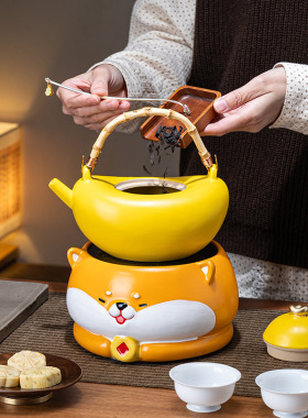 电陶炉围炉煮茶茶具套装煮茶炉烧茶器水壶茶壶全套煮茶器家用