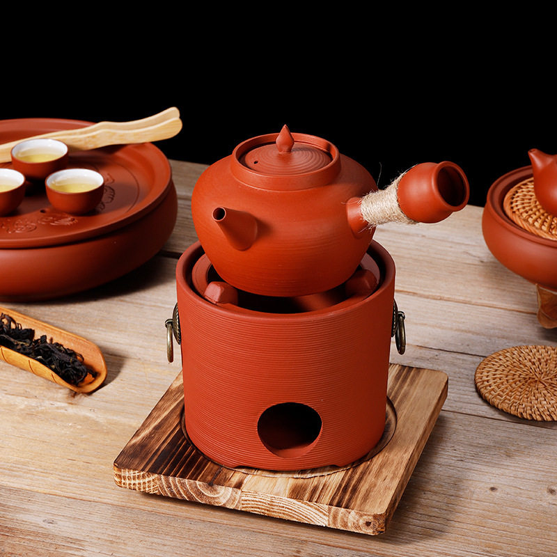 Carbon-electric dual-purpose tea pottery stove handmade clay stove