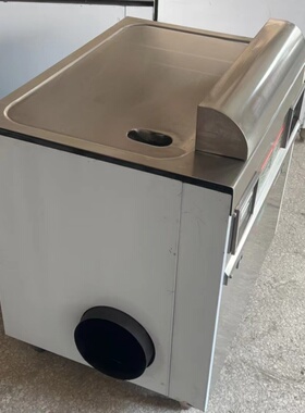 优选版铁a板烧设备下排烟家用开放式厨房中岛台高端定制1m铁板烧1