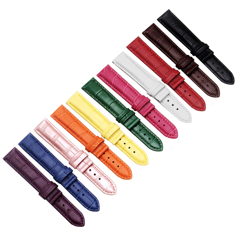 真皮适配天梭guess天王dw手表带 佩伊配件