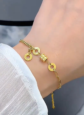 小蛮腰手链女钛钢不掉色精致气质显温柔高级感时尚小众款手饰配饰