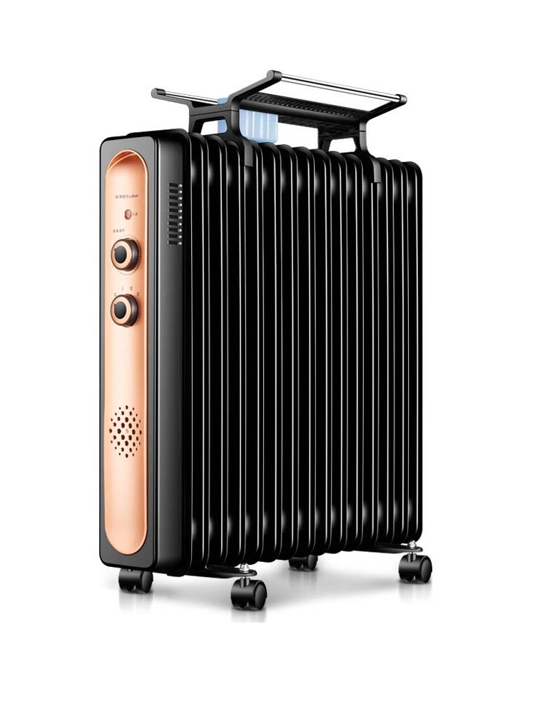 electric space heater oil heat radiator winter取暖器油汀黑色-图3