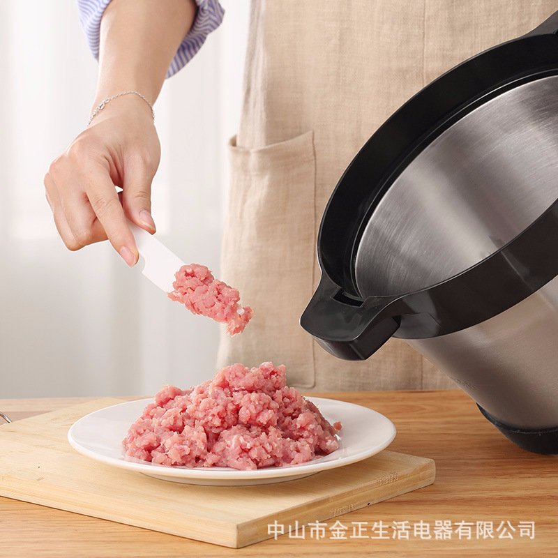 电动商用绞肉机嚼碎肉末搅碎粉碎剁打饺内挍搞伴搞家用小型全自动 - 图3